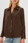 Rails Abbey Shirt - Espresso