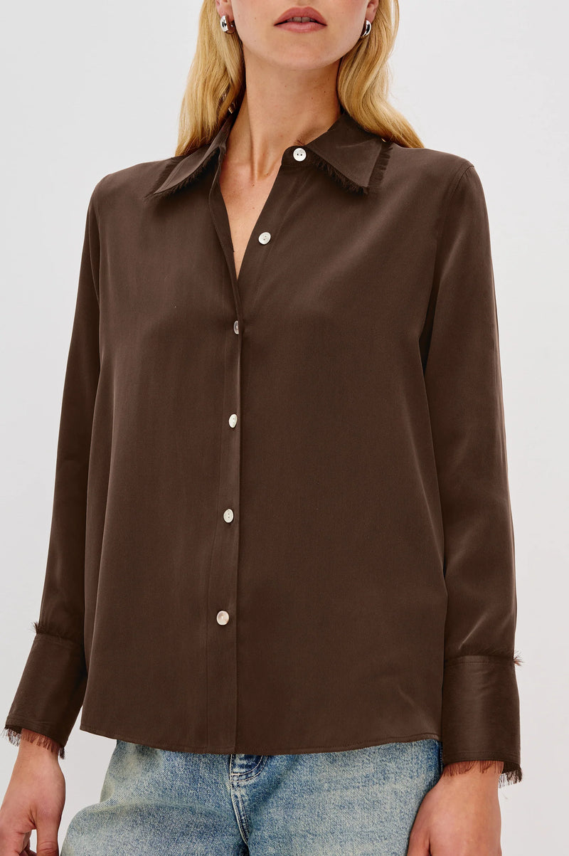 Rails Abbey Shirt - Espresso