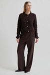 Second Female Fique Classic Trouser - Chocolate Plum
