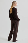 Second Female Fique Classic Trouser - Chocolate Plum