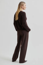 Second Female Fique Classic Trouser - Chocolate Plum