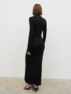 Pretty lavish Mabel High Neck Jersey Maxi Dress-black