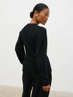 Pretty Lavish Kyle Fitted Knit Cardigan - Black