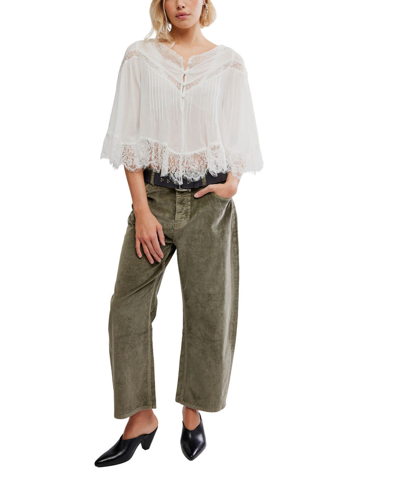 Free People Bali Midnight Rain Blouse - Ivory