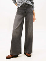 Tommy Hilfiger 70s Wide-Leg High-Rise Jeans - Grey