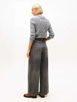 Tommy Hilfiger 70s Wide-Leg High-Rise Jeans - Grey