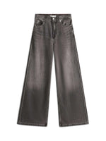 Tommy Hilfiger 70s Wide-Leg High-Rise Jeans - Grey