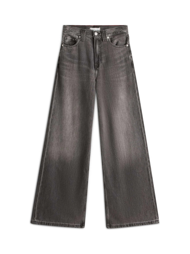Tommy Hilfiger 70s Wide-Leg High-Rise Jeans - Grey