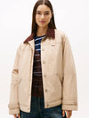 Tommy Jeans Corduroy Collar Chore Jacket - Malted Milk