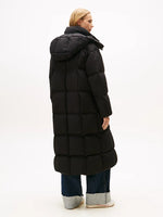 Tommy Jeans Water Repellant Longline Alaskan Puffer - Black