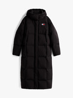 Tommy Jeans Water Repellant Longline Alaskan Puffer - Black