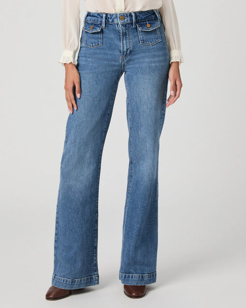 Paige Leenah 32leg Mini Patch Pocket Wide Leg Jean
