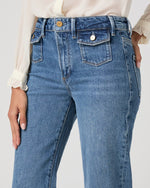 Paige Leenah Mini Patch Pocket Wide Leg Jean