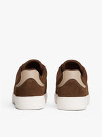 Tommy Hilfiger Suede Cupsole Trainer - Legacy Brown