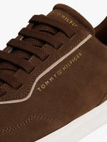 Tommy Hilfiger Suede Cupsole Trainer - Legacy Brown