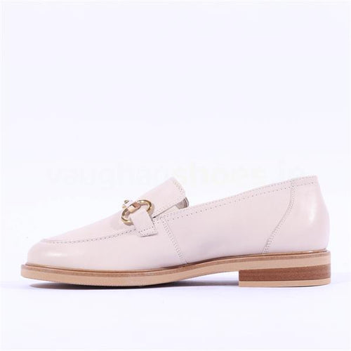 Paul Green Cream Leather Loafer