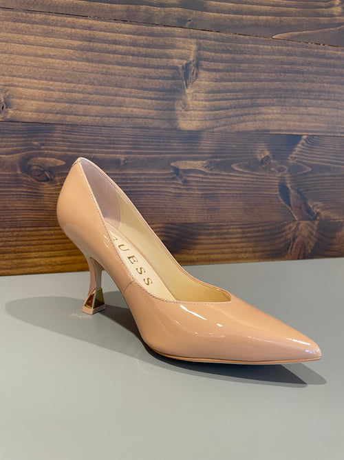Guess Patent Nude Court Shoe