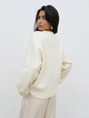 Pretty Lavish Camille Oversized Borg Jumper - Cream