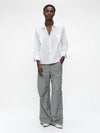 Jane Lushka Limone Studio Poplin Blouse - White