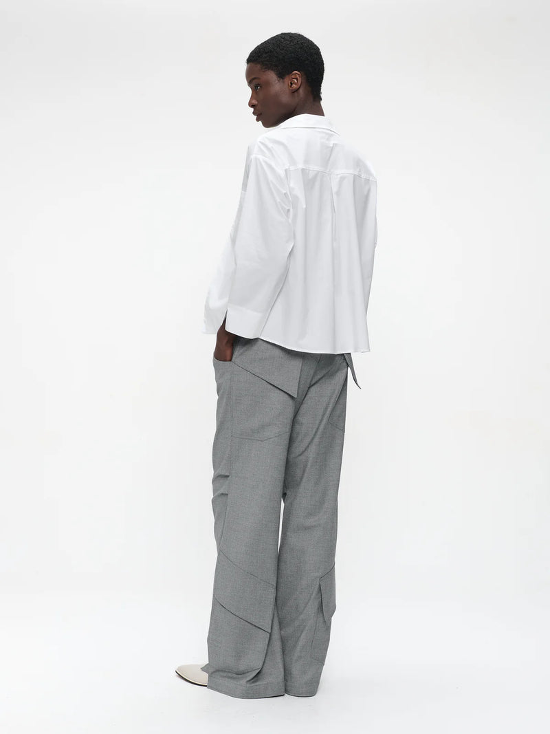 Jane Lushka Limone Studio Poplin Blouse - White