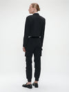 Jane Lushka Velda Blazer Brush Tech Jersey - Black