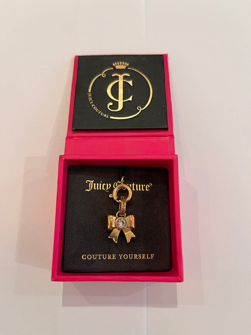 Juicy Couture golden bow charm