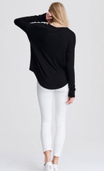 Rag & Bone the knit tee - black