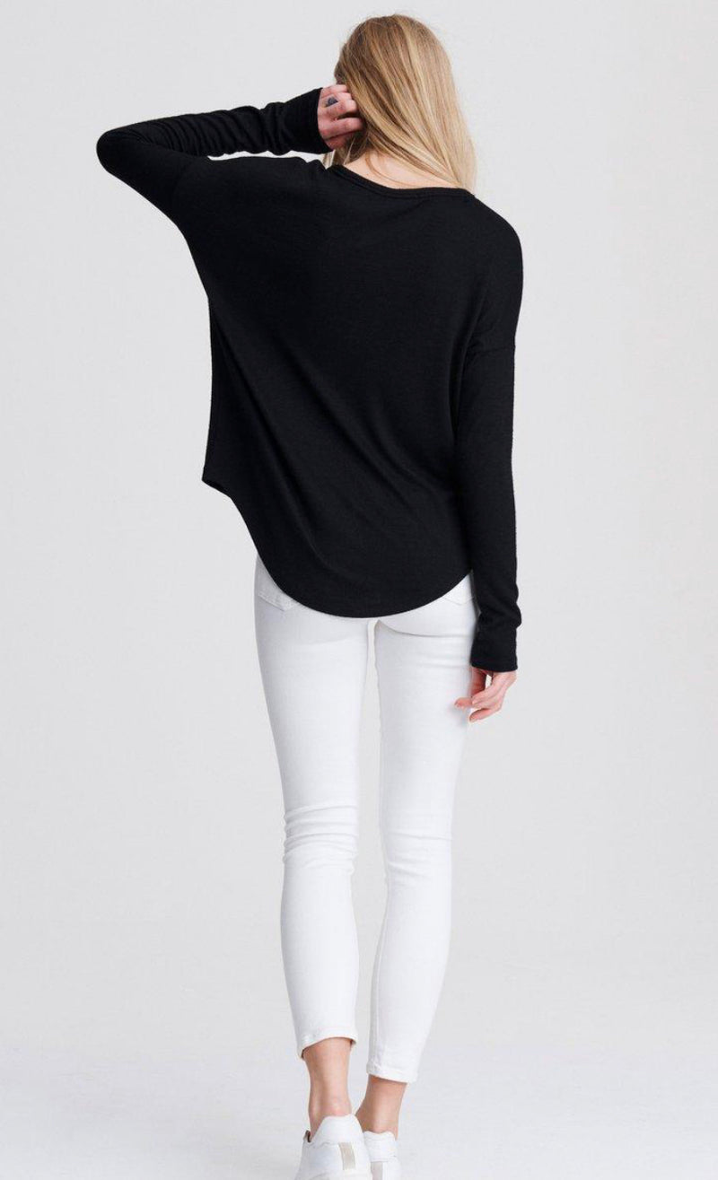 Rag & Bone the knit tee - black