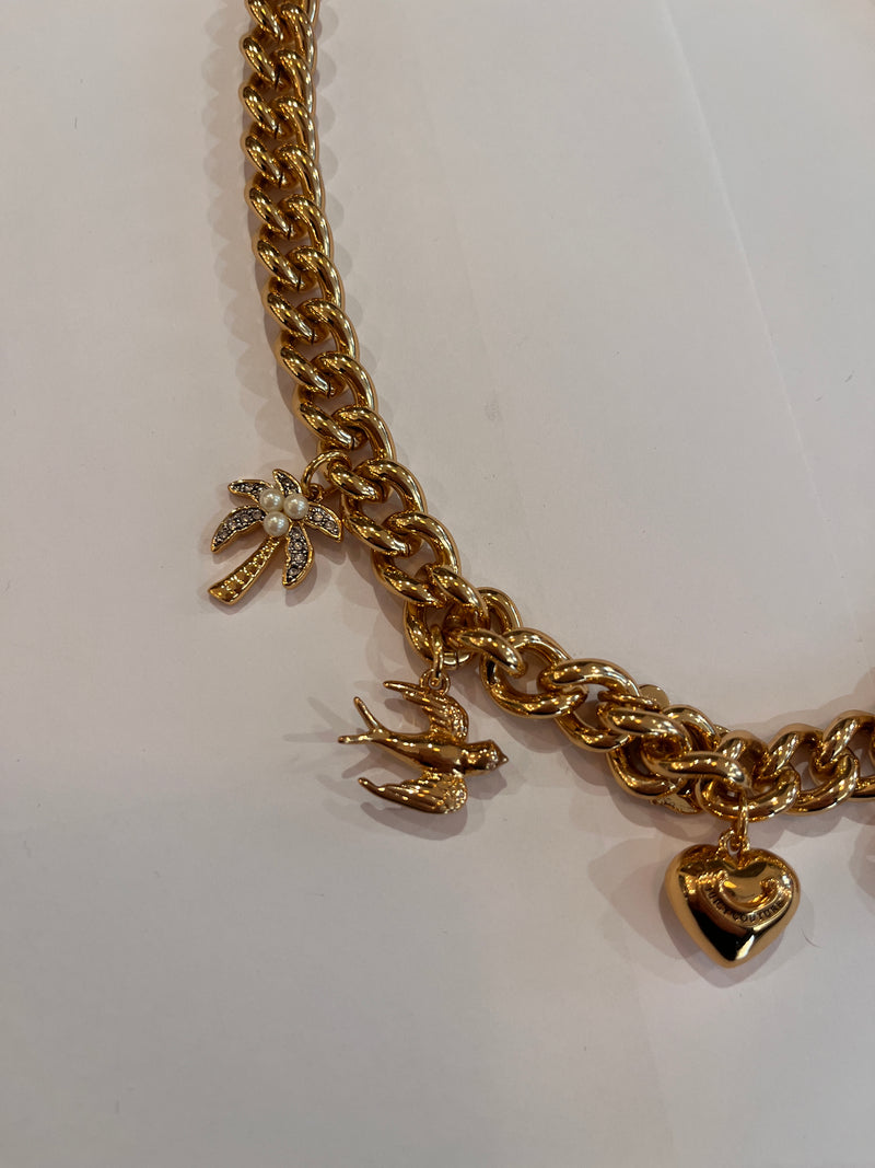 Juicy Couture charm necklace