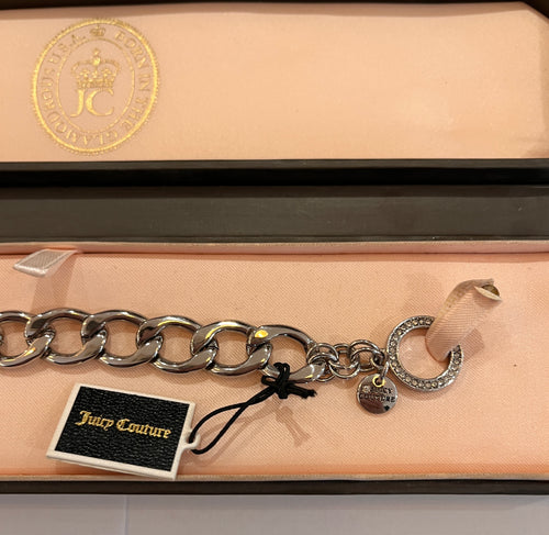 Juicy Couture Thin silver chain bracelet