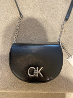 Calvin Klein Re-Lock saddle crossbody handbag