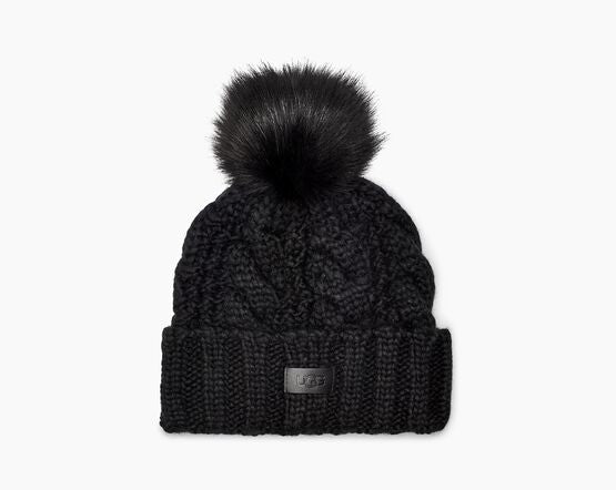 Ugg Knit cable pom hat