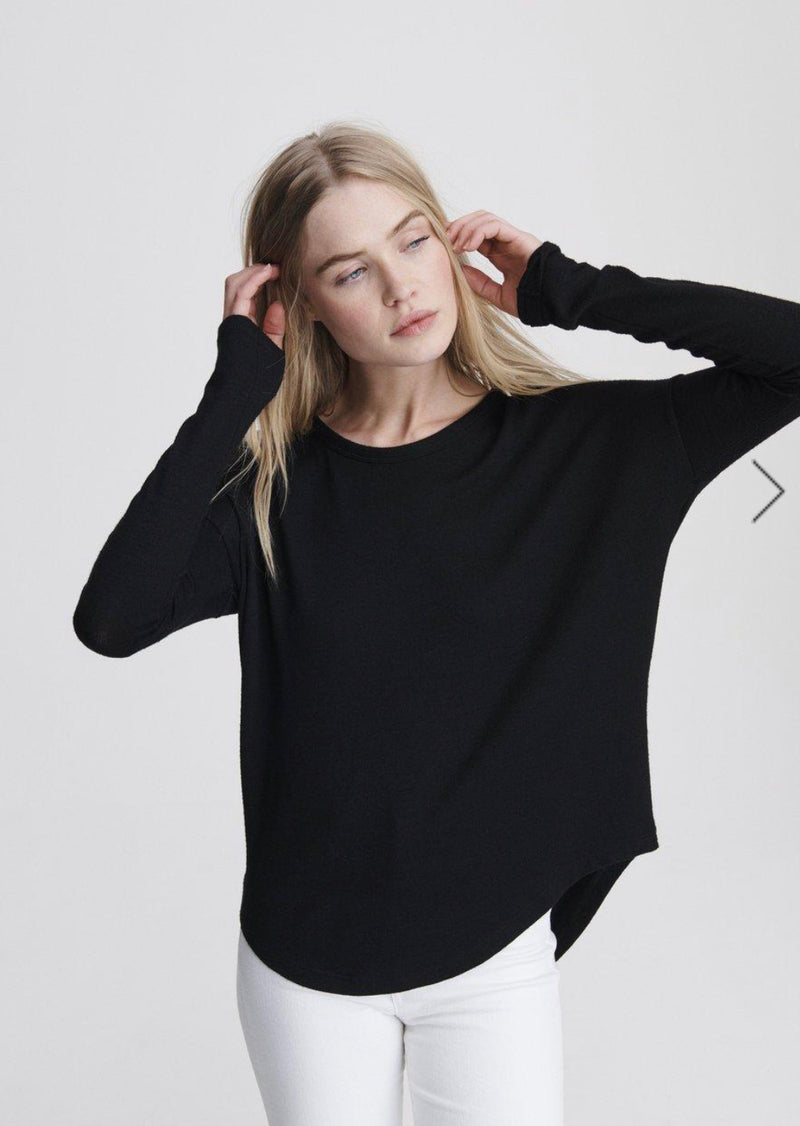 Rag & Bone the knit tee - black